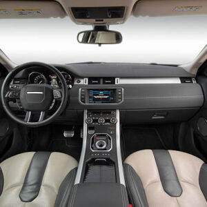 studio shot modern car interior